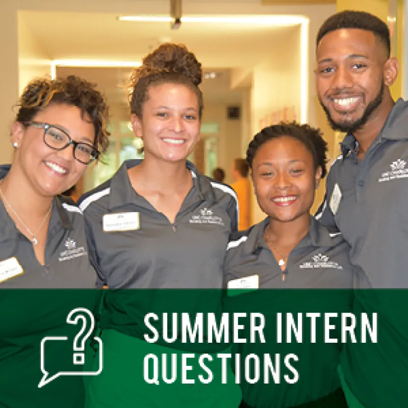 Summer Intern Housing Housing and Residence Life